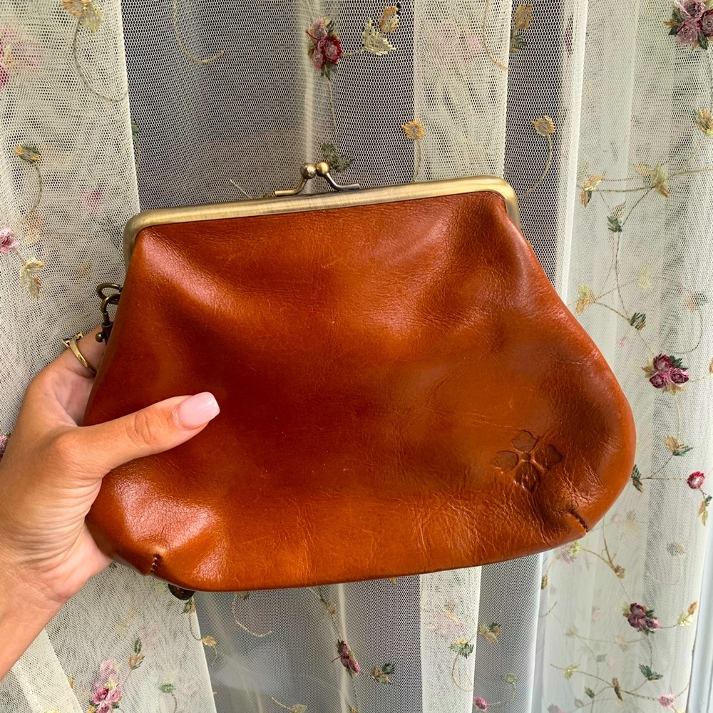 Patricia Nash leather wristlet